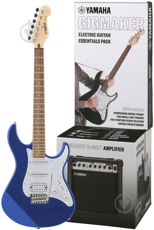 Електрогітара Yamaha Gigmaker EG112 GPII Metallic Blue Набір для початківців (EG112GPII MTU) - фото 1