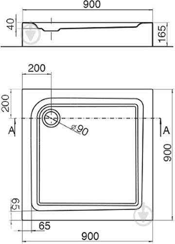 Піддон душовий Kolo First XBK1690000 - фото 3