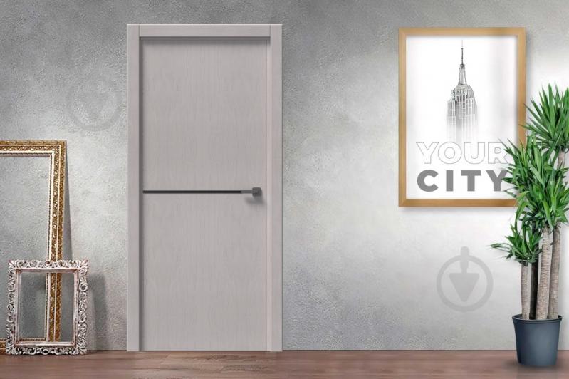 Дверне полотно IN WOOD ET-02 ПГ із чорним молдингом і кромкою 600 мм білий структурний - фото 2 Дверне полотно IN WOOD ET-02 ПГ із чорним молдингом і кромкою 600 мм білий структурний - фото 2