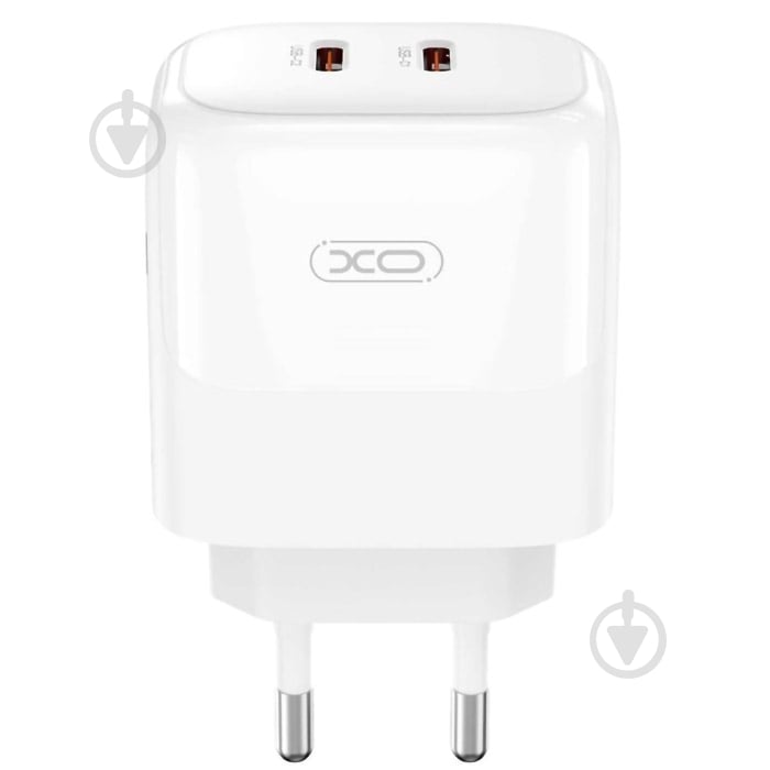 Сетевое зарядное устройство Xo L140 2xUSB-C PD35W White (L140_WHITE) - фото 2 Сетевое зарядное устройство Xo L140 2xUSB-C PD35W White (L140_WHITE) - фото 2