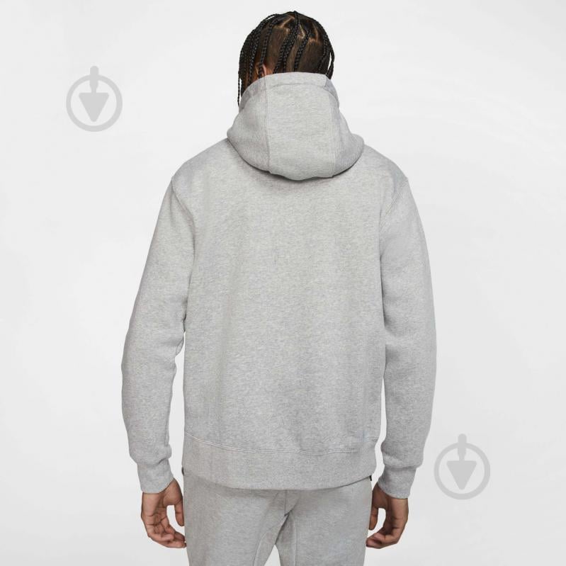 Джемпер Nike M NSW CLUB HOODIE FZ BB BV2645-063 р.L сірий - фото 3