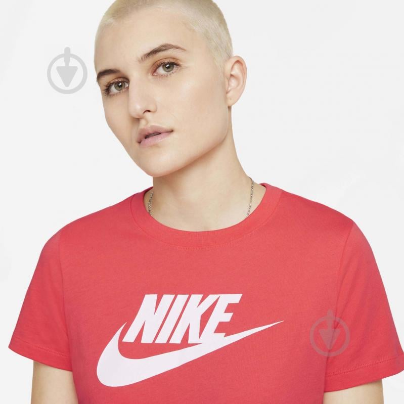 Футболка Nike W NSW TEE ESSNTL ICON FUTUR BV6169-814 р.XS червоний - фото 3