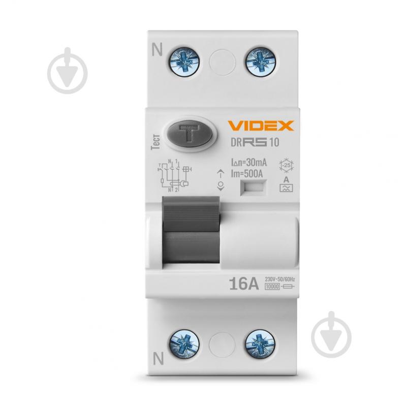 Диференційне реле Videx VF-RS10-DR2А16 27112 - фото 2