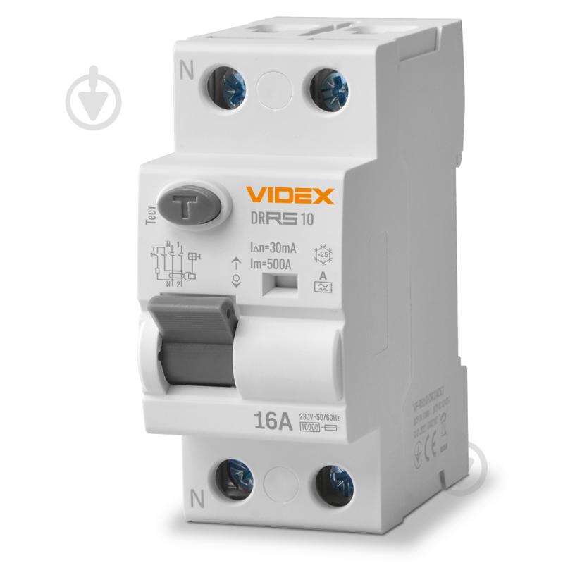 Диференційне реле Videx VF-RS10-DR2А16 27112 - фото 1