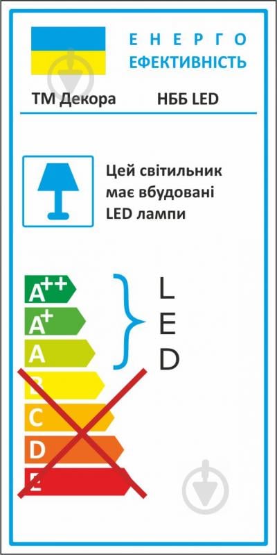 Світильник світлодіодний Декора НББ Медуза 90060 36 Вт білий - фото 3