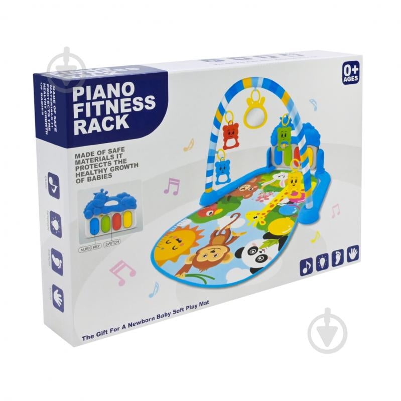 Игровой коврик Shantou с погремушками + музыкальная панель с большими клавишами YT610 - фото 7 Игровой коврик Shantou с погремушками + музыкальная панель с большими клавишами YT610 - фото 7