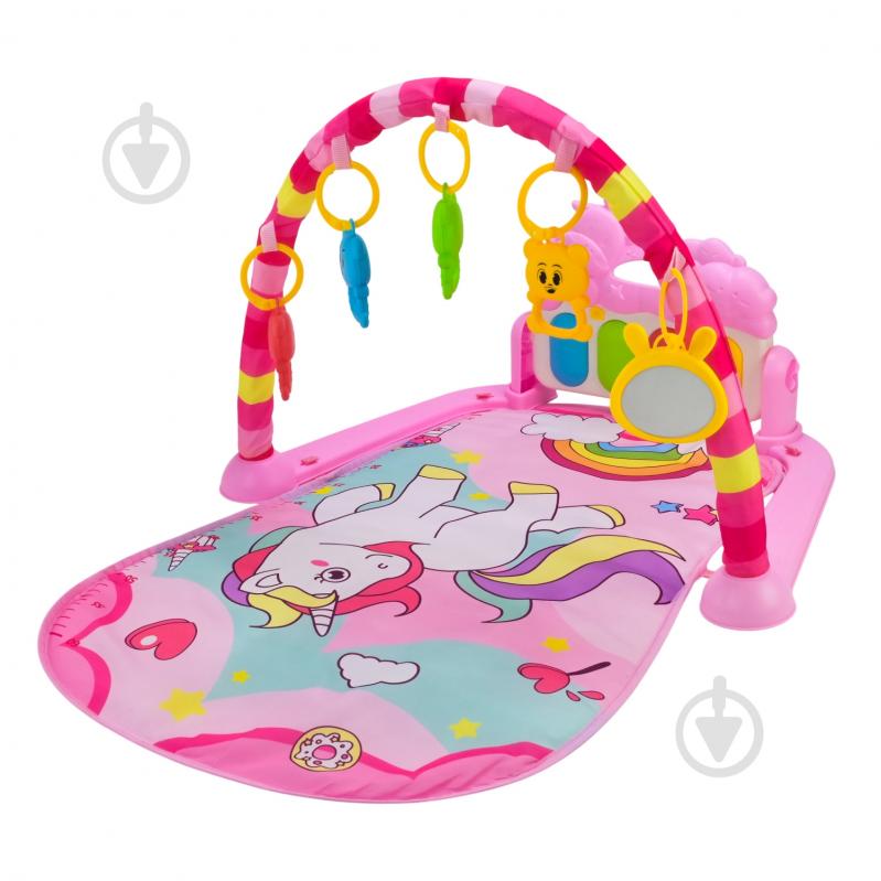 Игровой коврик Shantou с погремушками + музыкальная панель с большими клавишами YT602 - фото 2