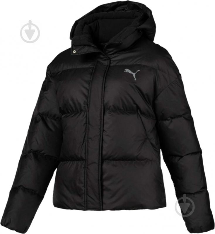 Пуховик Puma 70 30 480 Down Jacket 85166601 р.XS чорний - фото 1