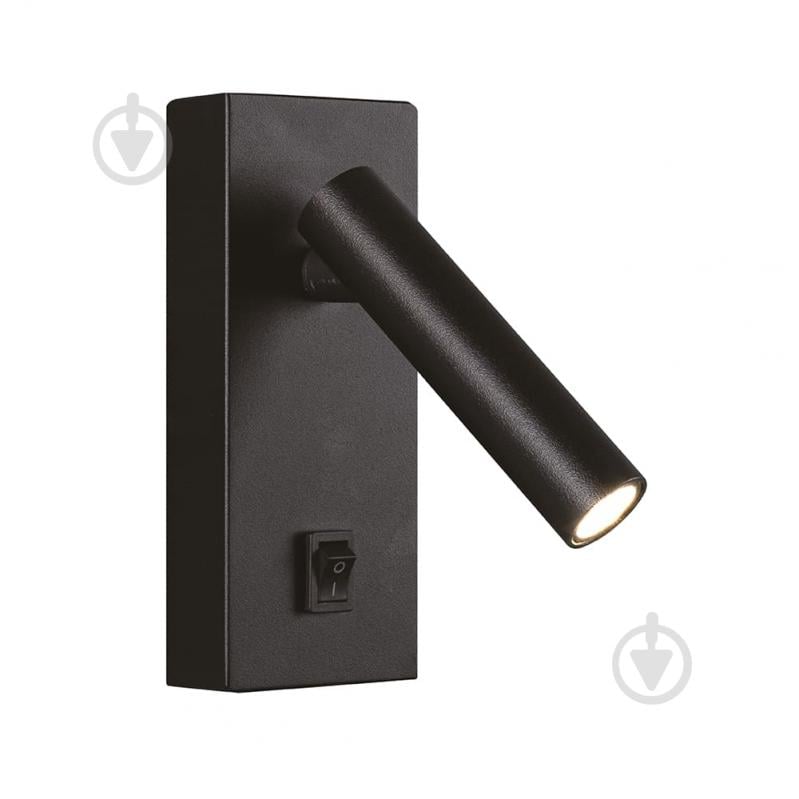 Бра Violux BITRIX-H 3W 4200K 165Lm IP20 черный 1x3 Вт черный 550107 - фото 1 Бра Violux BITRIX-H 3W 4200K 165Lm IP20 черный 1x3 Вт черный 550107 - фото 1