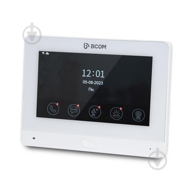 Відеодомофон BCOM Wi-Fi 7" BD-760FHD/T White з підтримкою Tuya Smart 248877 - фото 1