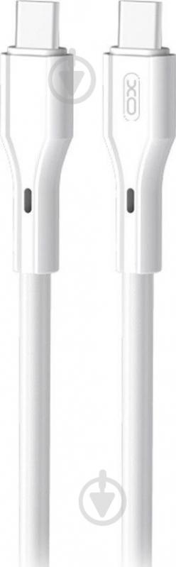 Кабель Xo Rock Series Type-C to Type-C 60W 1 м білий (NBQ231B_White) - фото 1 Кабель Xo Rock Series Type-C to Type-C 60W 1 м білий (NBQ231B_White) - фото 1