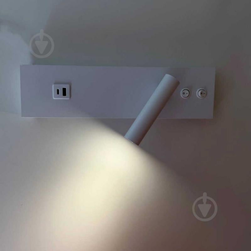 Бра Violux BITRIX-W USB 15 Вт белый 553006 - фото 3