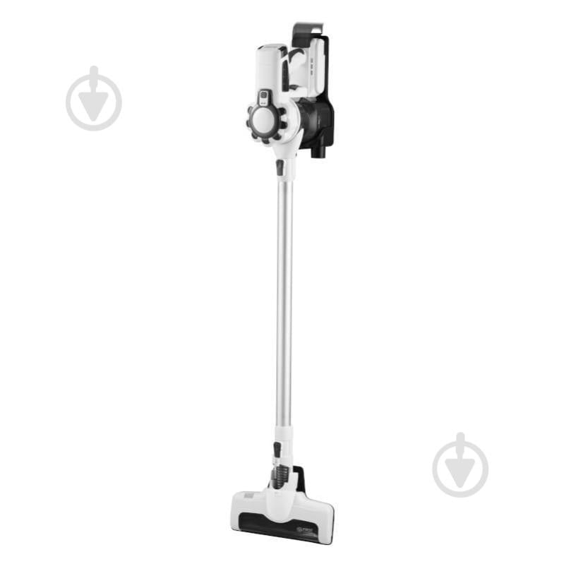 Пылесос аккумуляторный First FA-5541-4-GR black/white - фото 5