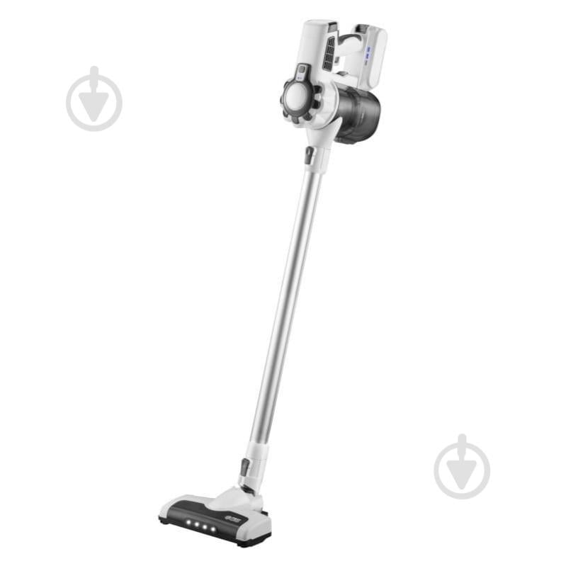 Пылесос аккумуляторный First FA-5541-4-GR black/white - фото 2