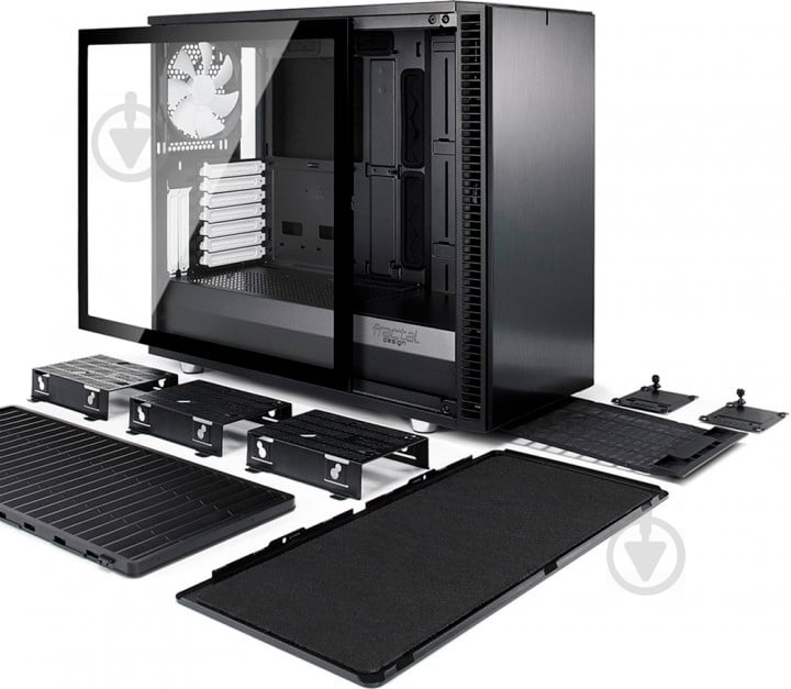 Корпус Fractal Design Define S2 с закаленным стеклом Black (FD-CA-DEF-S2-BK-TGL) - фото 20