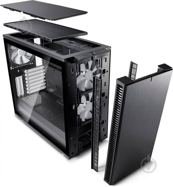 Корпус Fractal Design Define S2 с закаленным стеклом Black (FD-CA-DEF-S2-BK-TGL) - фото 19