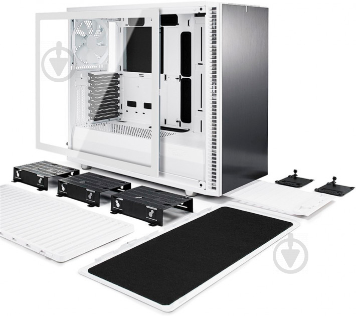 Корпус Fractal Design Define S2 з загартованим склом White (FD-CA-DEF-S2-WT-TGC) - фото 20