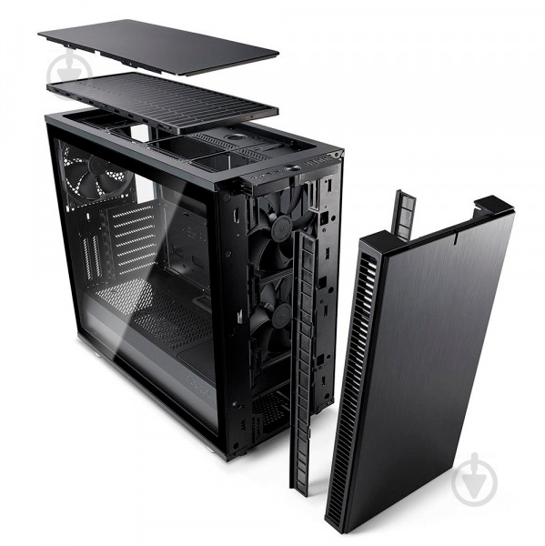 Корпус Fractal Design Define S2 Gunmetal з загартованим склом Titanium (FD-CA-DEF-S2-GY-TGL) - фото 19