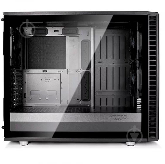 Корпус Fractal Design Define S2 Gunmetal з загартованим склом Titanium (FD-CA-DEF-S2-GY-TGL) - фото 8