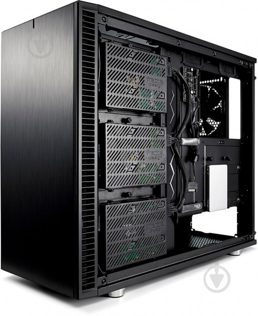 Корпус Fractal Design Define S2 Blackout з загартованим склом Black (FD-CA-DEF-S2-BKO-TGL) - фото 13