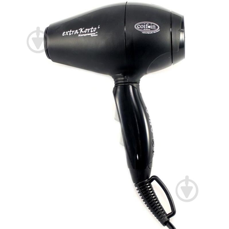 Фен Coifin Extra Korto 6K Ion Black 67587 - фото 1 Фен Coifin Extra Korto 6K Ion Black 67587 - фото 1