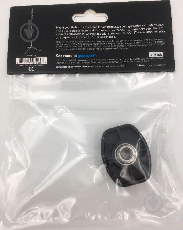 Держатель для экшен-камеры GoPro Mic Stand Adapter ABQRM-001 - фото 3