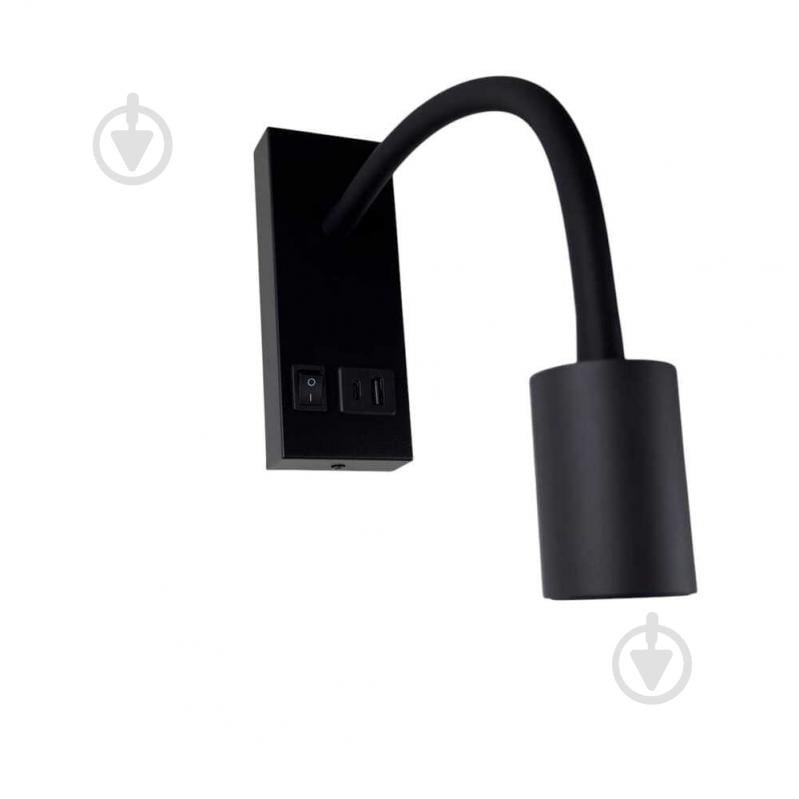 Бра Violux SNAKE USB+Type-C 1x5 Вт чорний 552101 - фото 1 Бра Violux SNAKE USB+Type-C 1x5 Вт чорний 552101 - фото 1