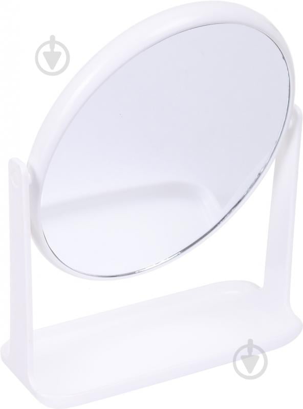 Дзеркало косметичне овальне двостороннє ST 21,3x16 cм біле - фото 4