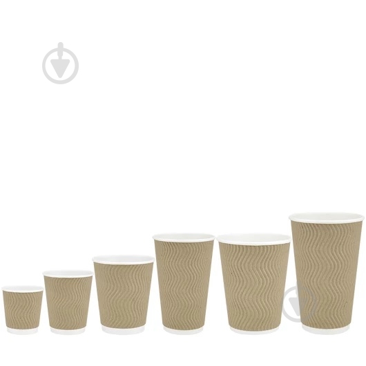 Стакан 110 мл 35 шт. бурый/волна 110 мл 35 шт. - фото 1 Стакан 110 мл 35 шт. бурый/волна 110 мл 35 шт. - фото 1