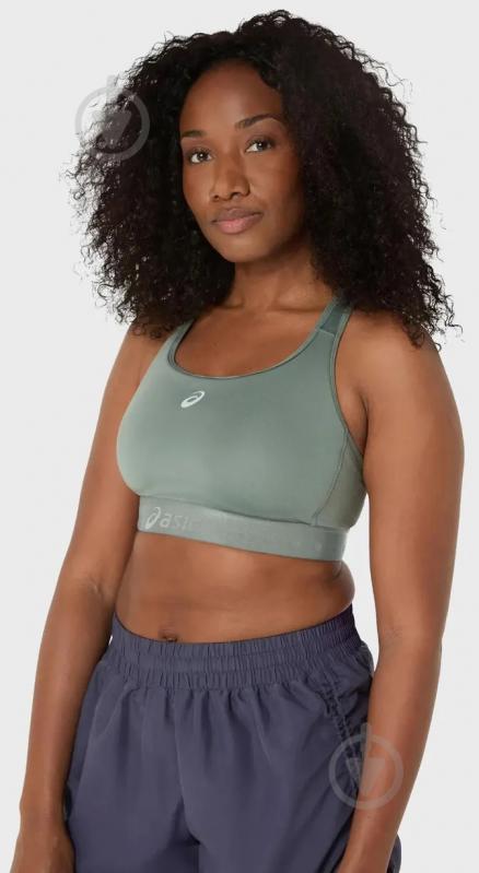 Топ Asics ROAD COMPRESSION BRA 2012C995-401 р.L зелений - фото 3