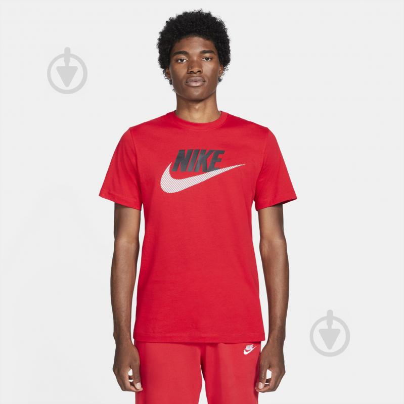 Футболка Nike NSW TEE ALT BRAND MARK 12MO DB6523-657 р.2XL красный - фото 1