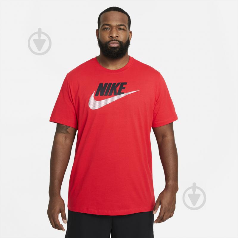 Футболка Nike NSW TEE ALT BRAND MARK 12MO DB6523-657 р.2XL красный - фото 5