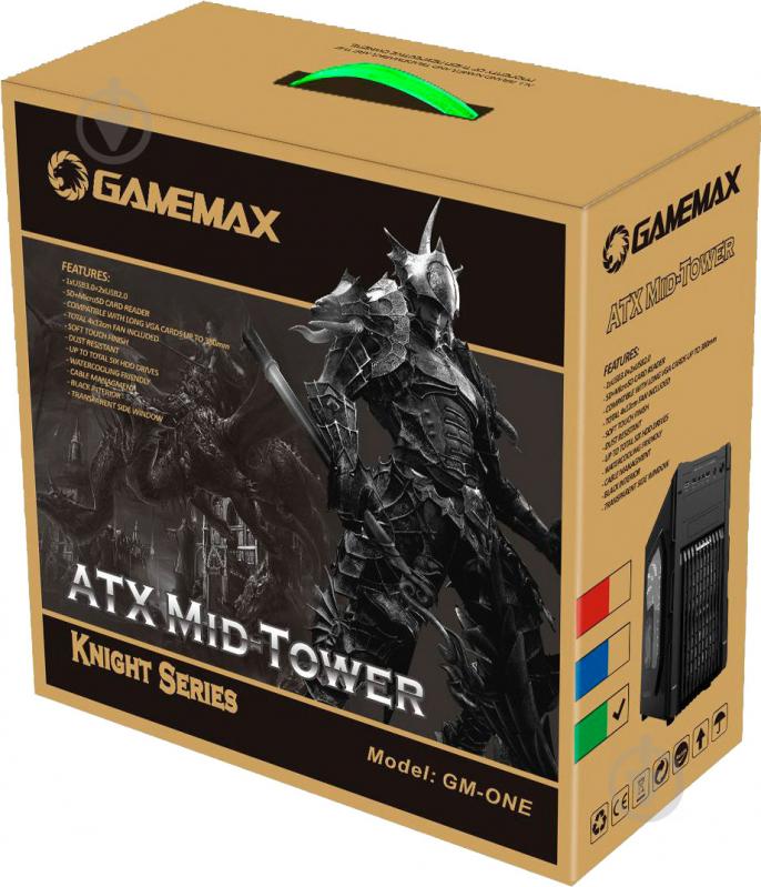 Корпус GameMax GM ONE GREEN - фото 10