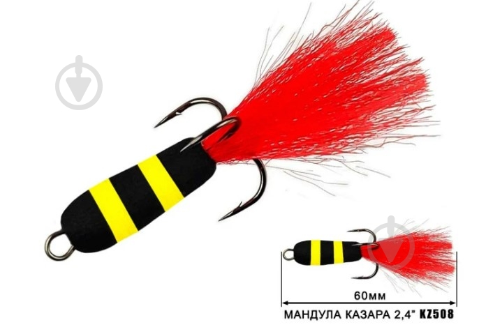 Мандула Prof Montazh 6 мм 1 шт. Приманка Казара 508 (60мм) - фото 2 Мандула Prof Montazh 6 мм 1 шт. Приманка Казара 508 (60мм) - фото 2