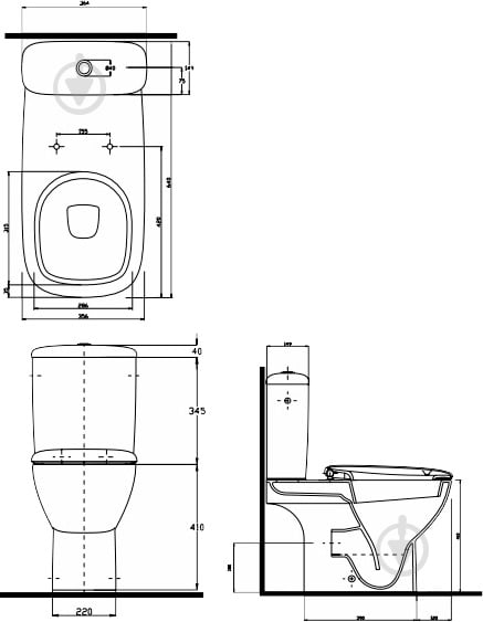 Унитаз-компакт Kolo Traffic L99021000 - фото 2 Унитаз-компакт Kolo Traffic L99021000 - фото 2