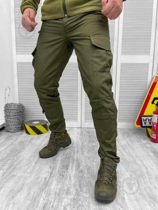 Брюки тактические LOGOS Tactical Waterproof р. XXXXL хаки (04-10-00-0014) - фото 1