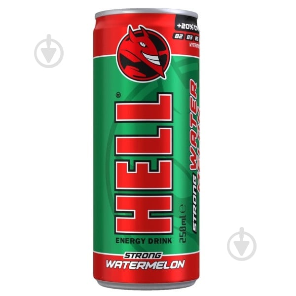 Енергетичний напій HELL Watermelon 0,5 л - фото 1