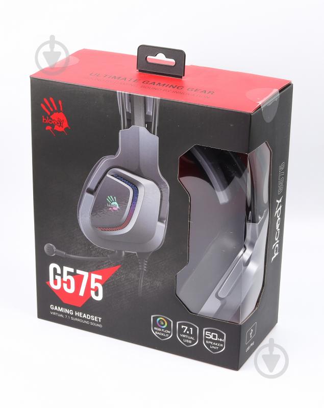 Наушники A4Tech G575 Bloody (Grey) grey (G575 Bloody (Grey)) - фото 6