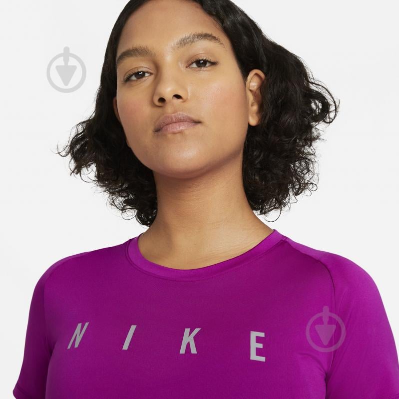 Футболка Nike W NK RUN DVN MILER TOP SS DC5236-584 р.XS фіолетовий - фото 3