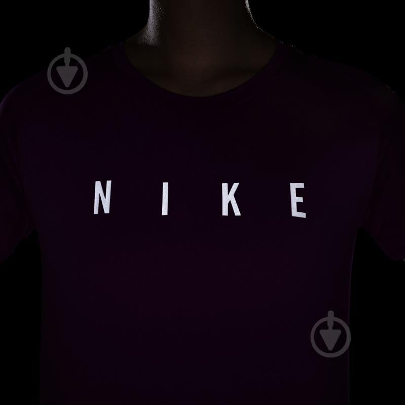 Футболка Nike W NK RUN DVN MILER TOP SS DC5236-584 р.XS фіолетовий - фото 8