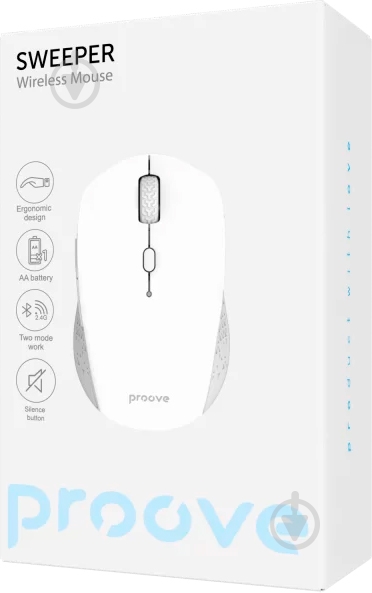 Мышь Proove Sweeper white (WMSW00011002) - фото 4