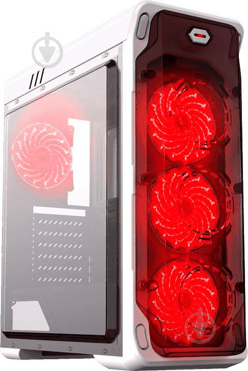 Корпус GameMax StarLight W-Red - фото 5