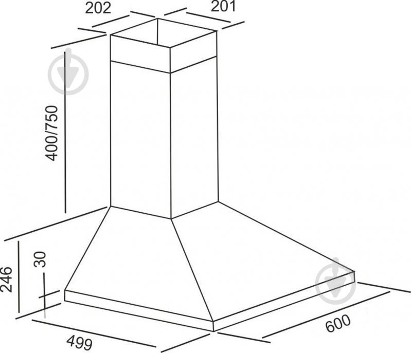 Вытяжка Eleyus Kvinta 750 60 IS - фото 10