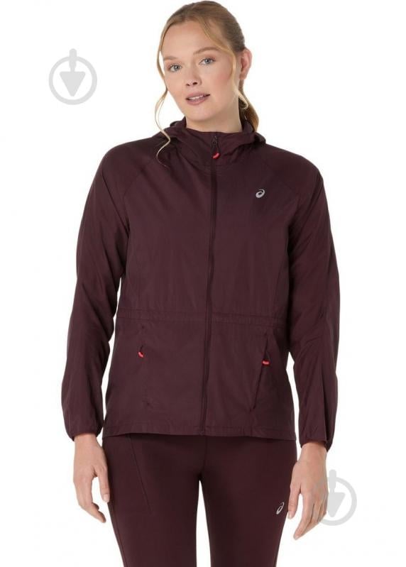 Ветровка женская Asics ROAD PACKABLE JACKET 2012D076-600 р.S бордовая - фото 1 Ветровка женская Asics ROAD PACKABLE JACKET 2012D076-600 р.S бордовая - фото 1