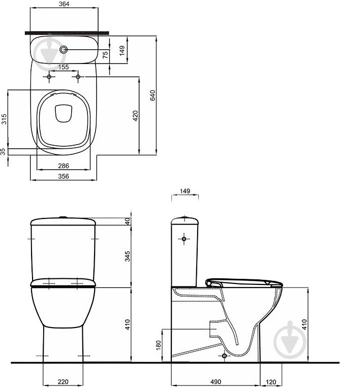 Унитаз-компакт Kolo L29021 - фото 2