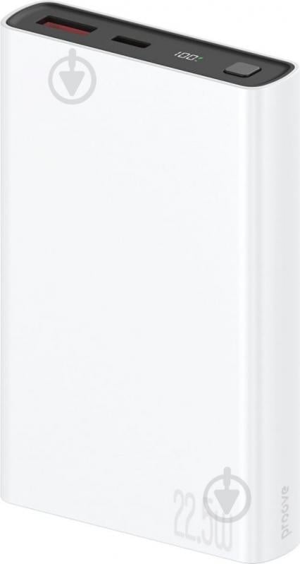 Повербанк Proove Hyper Flux Plus 22.5W 10000 mAh white (PBF122120002) - фото 1 Повербанк Proove Hyper Flux Plus 22.5W 10000 mAh white (PBF122120002) - фото 1
