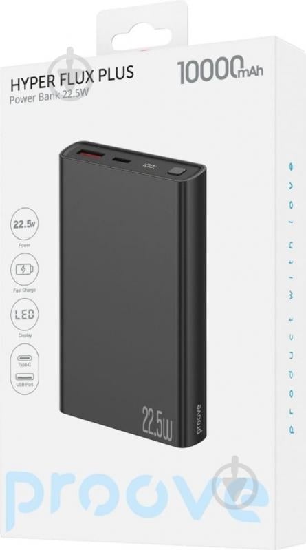 Повербанк Proove Hyper Flux Plus 22.5W 10000 mAh white (PBF122120002) - фото 2 Повербанк Proove Hyper Flux Plus 22.5W 10000 mAh white (PBF122120002) - фото 2