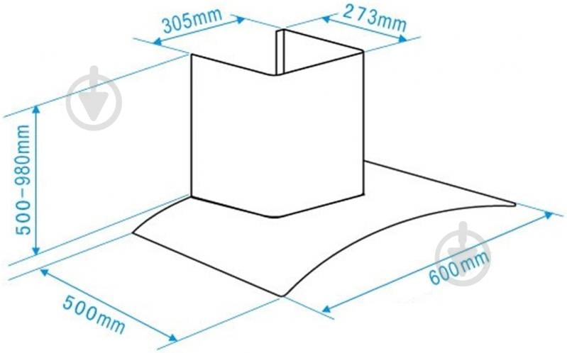 Витяжка Interline EAGLE X/V A/60 EB - фото 4