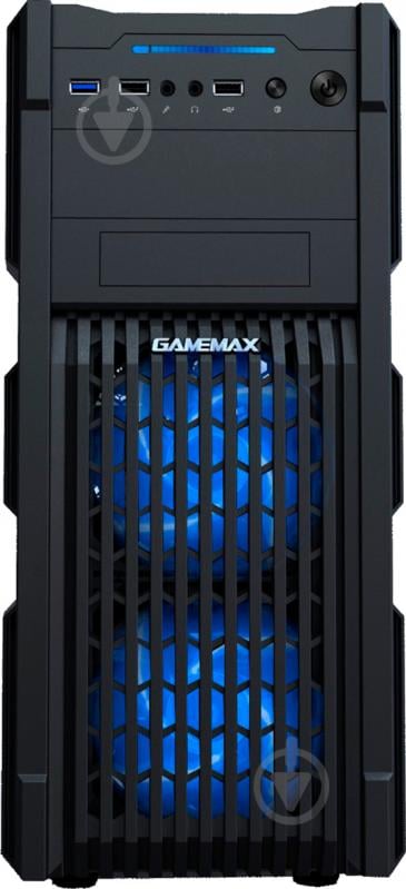 Корпус GameMax GM-ONE-BLUE Black - фото 3