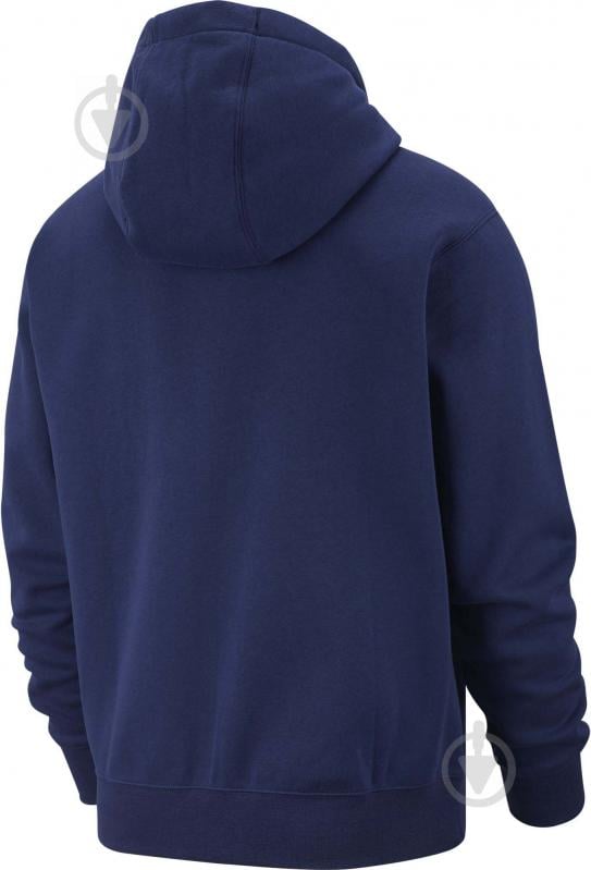 Джемпер Nike M NSW CLUB HOODIE FZ BB BV2645-410 р. L синий - фото 2